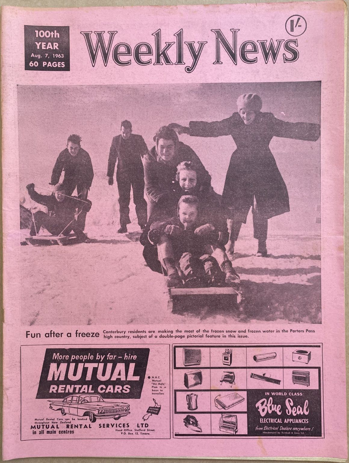 OLD NEWSPAPER: The Weekly News, No. 5202, 7 August 1963