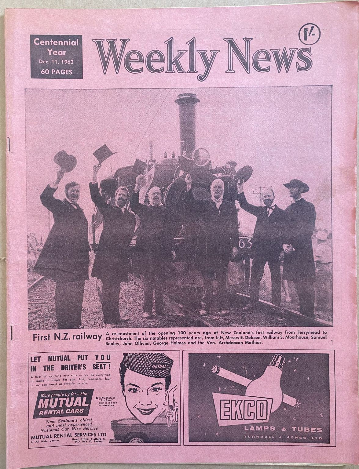OLD NEWSPAPER: The Weekly News, No. 5220, 11 December 1963
