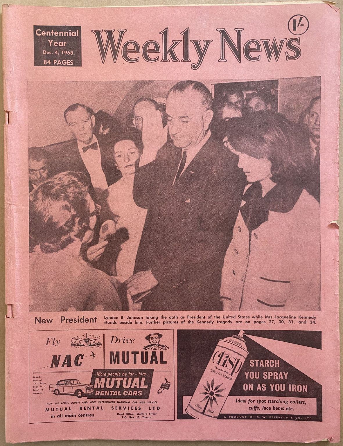 OLD NEWSPAPER: The Weekly News, No. 5219, 4 December 1963