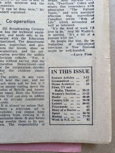 OLD NEWSPAPER: The Weekly News, No. 5217, 20 November 1963