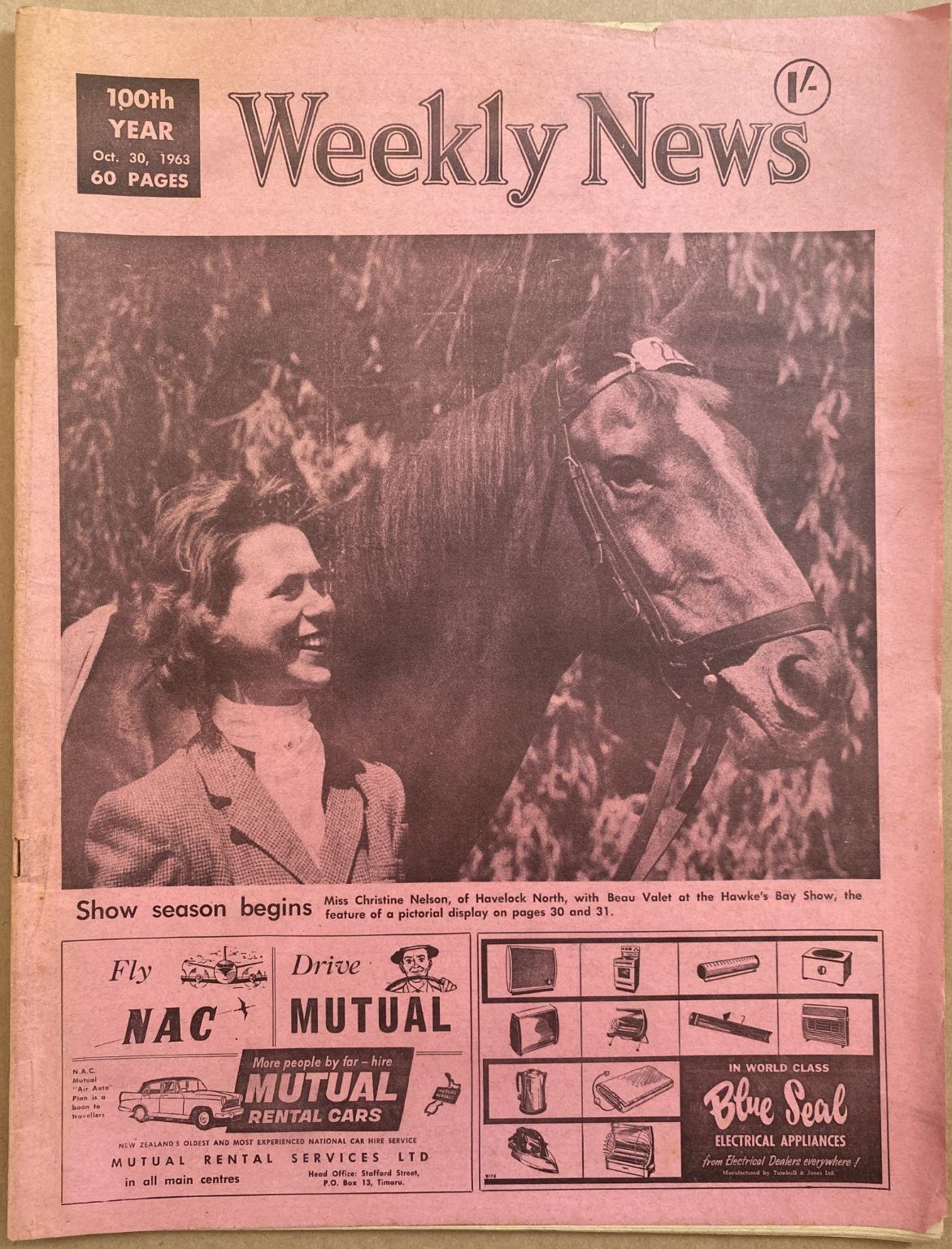 OLD NEWSPAPER: The Weekly News, No. 5214, 30 October 1963