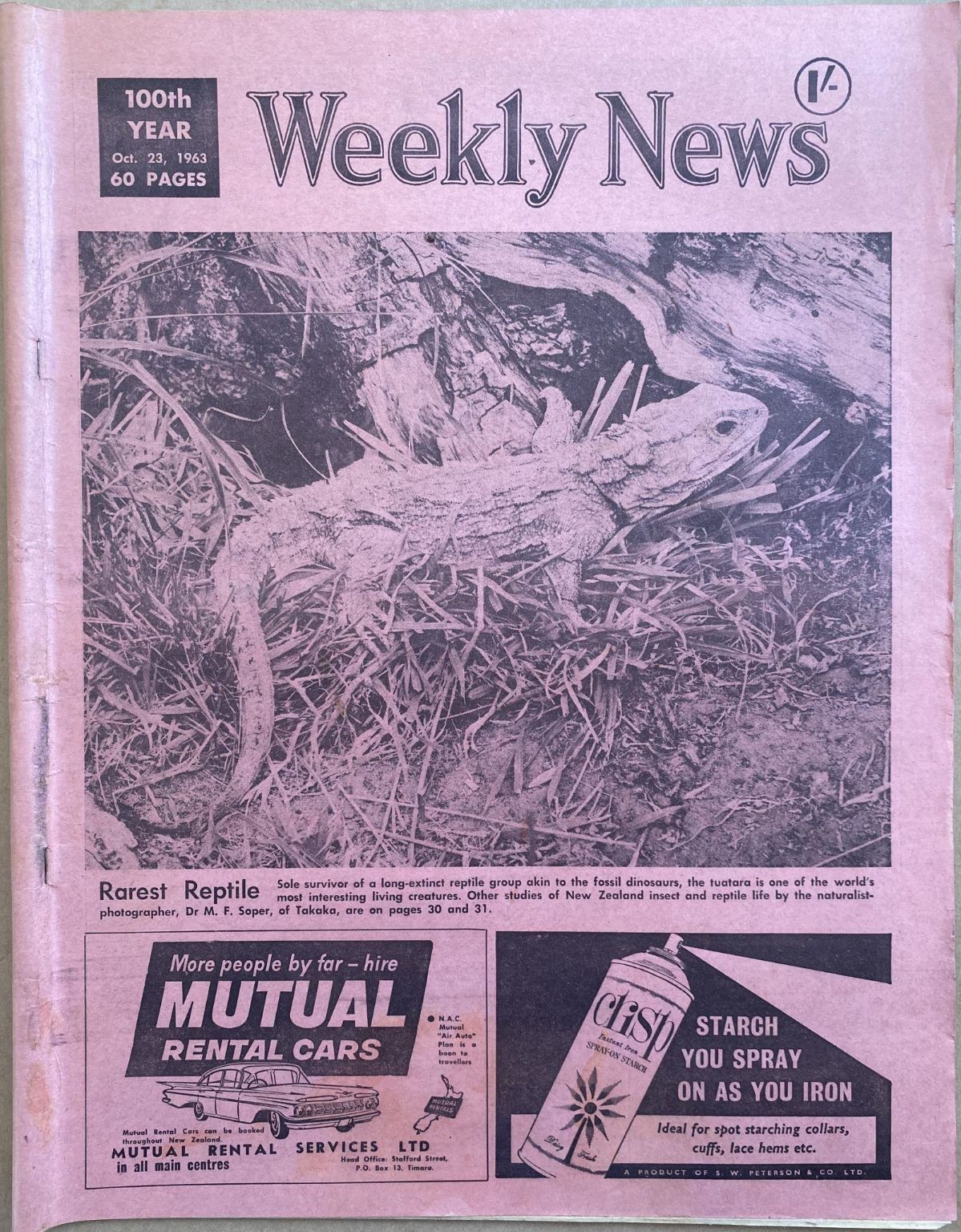 OLD NEWSPAPER: The Weekly News, No. 5213, 23 October 1963