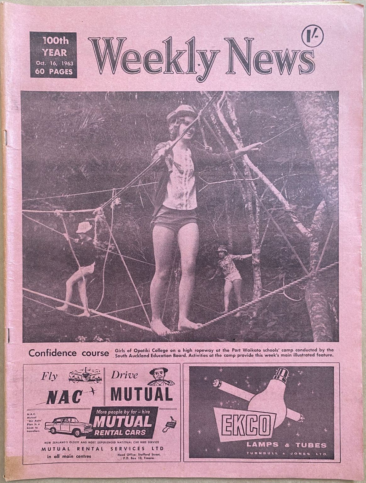 OLD NEWSPAPER: The Weekly News, No. 5212, 16 October 1963