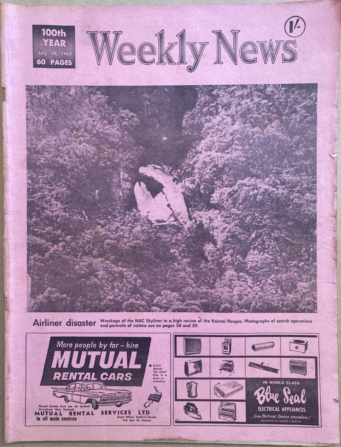 OLD NEWSPAPER: The Weekly News, No. 5198, 10 July 1963