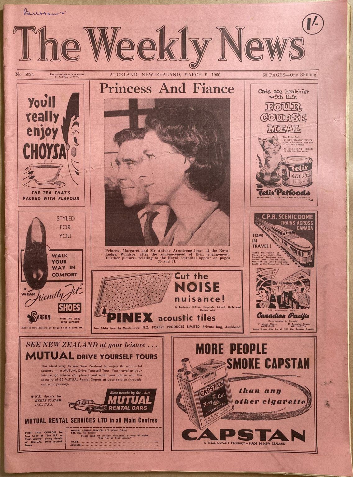 OLD NEWSPAPER: The Weekly News, No. 5024, 9 March 1960