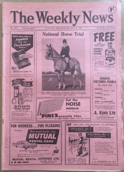 OLD NEWSPAPER: The Weekly News, No. 5043, 20 July 1960
