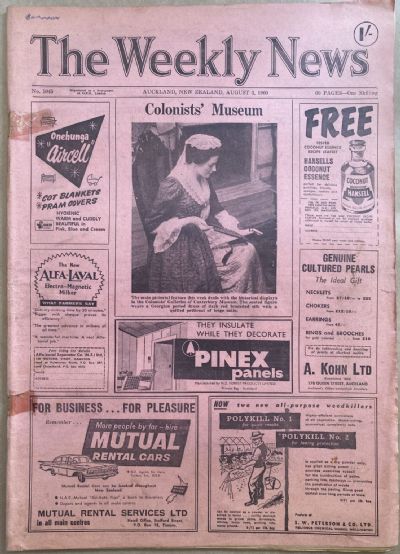 OLD NEWSPAPER: The Weekly News, No. 5045, 8 August 1960
