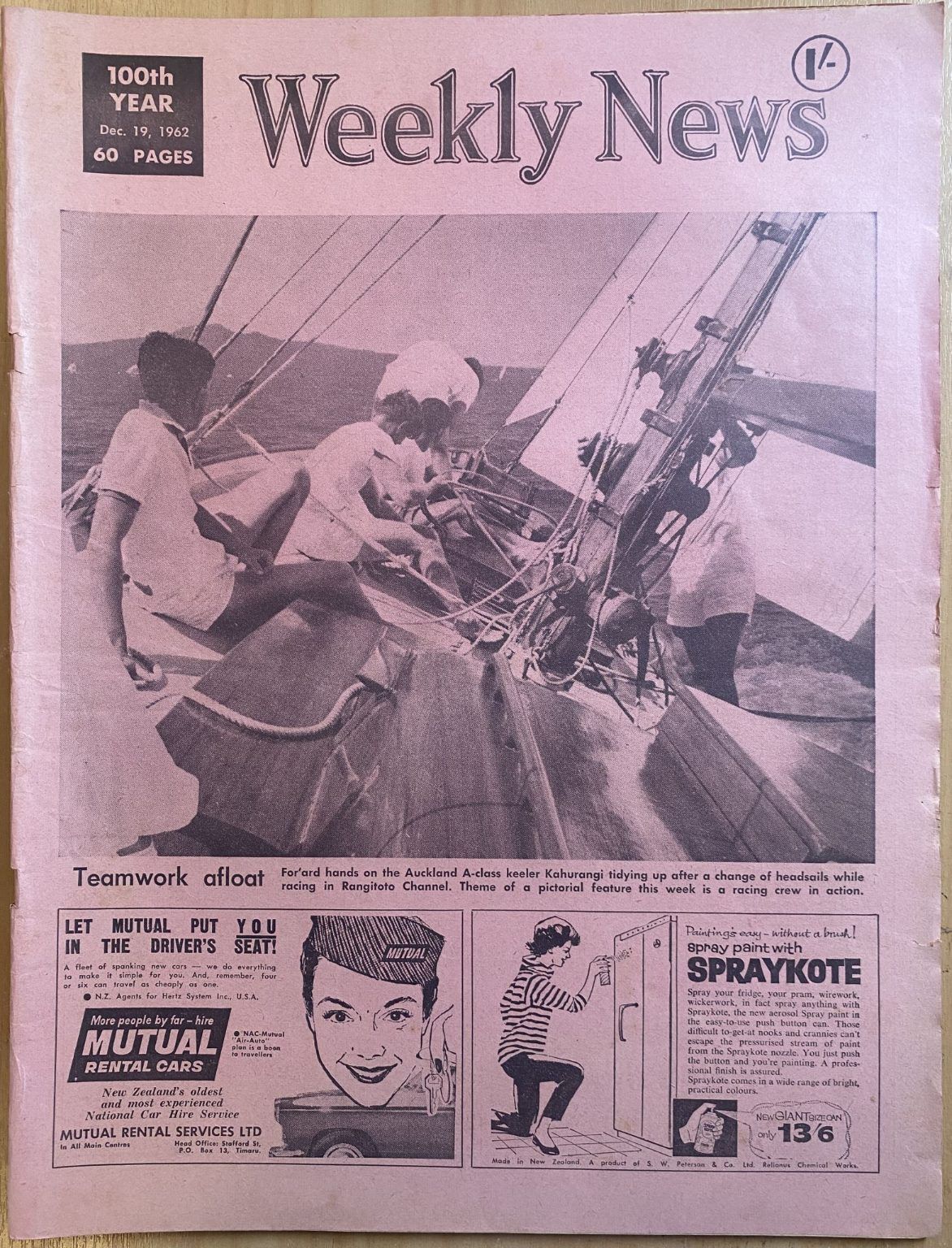 OLD NEWSPAPER: The Weekly News, No. 5169, 19 December 1962