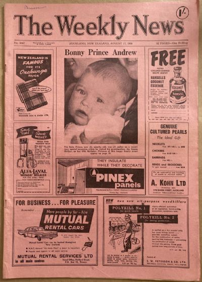 OLD NEWSPAPER: The Weekly News, No. 5047, 17 August 1960
