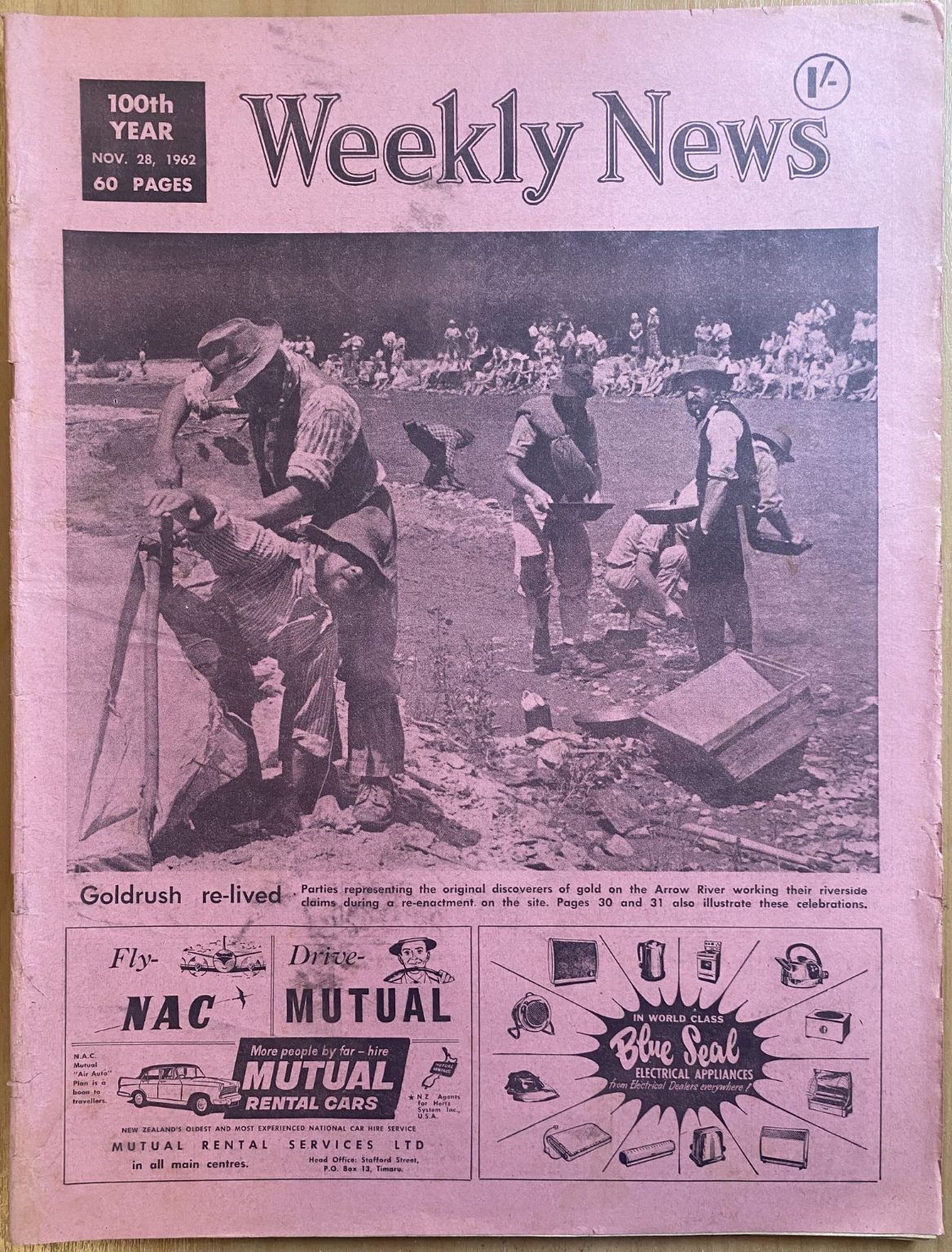 OLD NEWSPAPER: The Weekly News, No. 5166, 28 November 1962