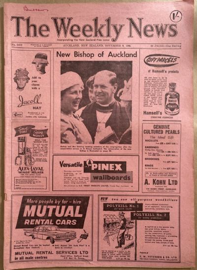 OLD NEWSPAPER: The Weekly News, No. 5059, 9 November 1960