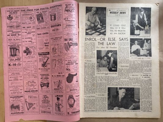 OLD NEWSPAPER: The Weekly News, No. 5057, 26 October 1960