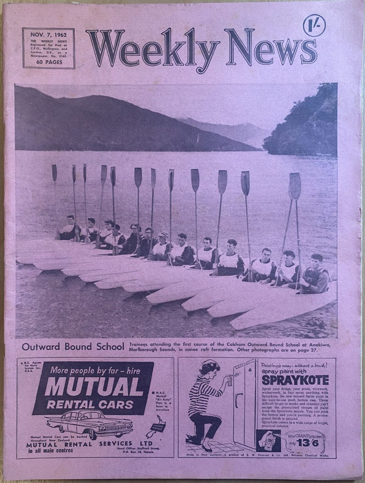 OLD NEWSPAPER: The Weekly News, No. 5163, 7 November 1962