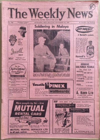 OLD NEWSPAPER: The Weekly News, No. 5061, 23 November 1960