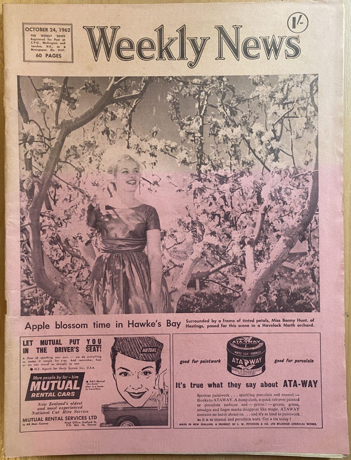 OLD NEWSPAPER: The Weekly News, No. 5161, 24 October 1962