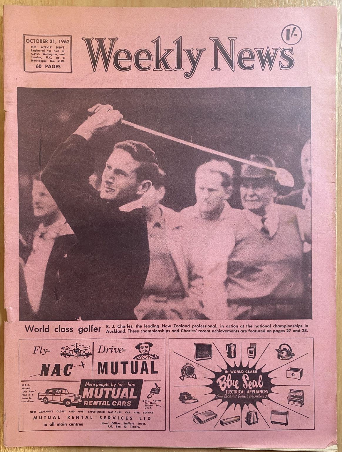 OLD NEWSPAPER: The Weekly News, No. 5162, 31 October 1962
