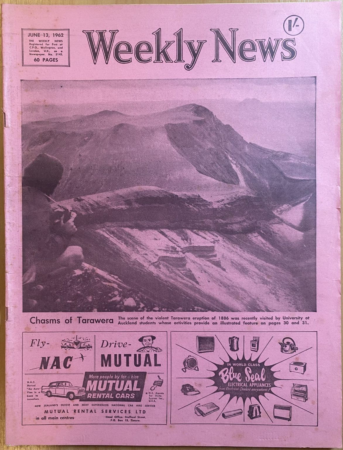 OLD NEWSPAPER: The Weekly News, No. 5142, 13 June 1962
