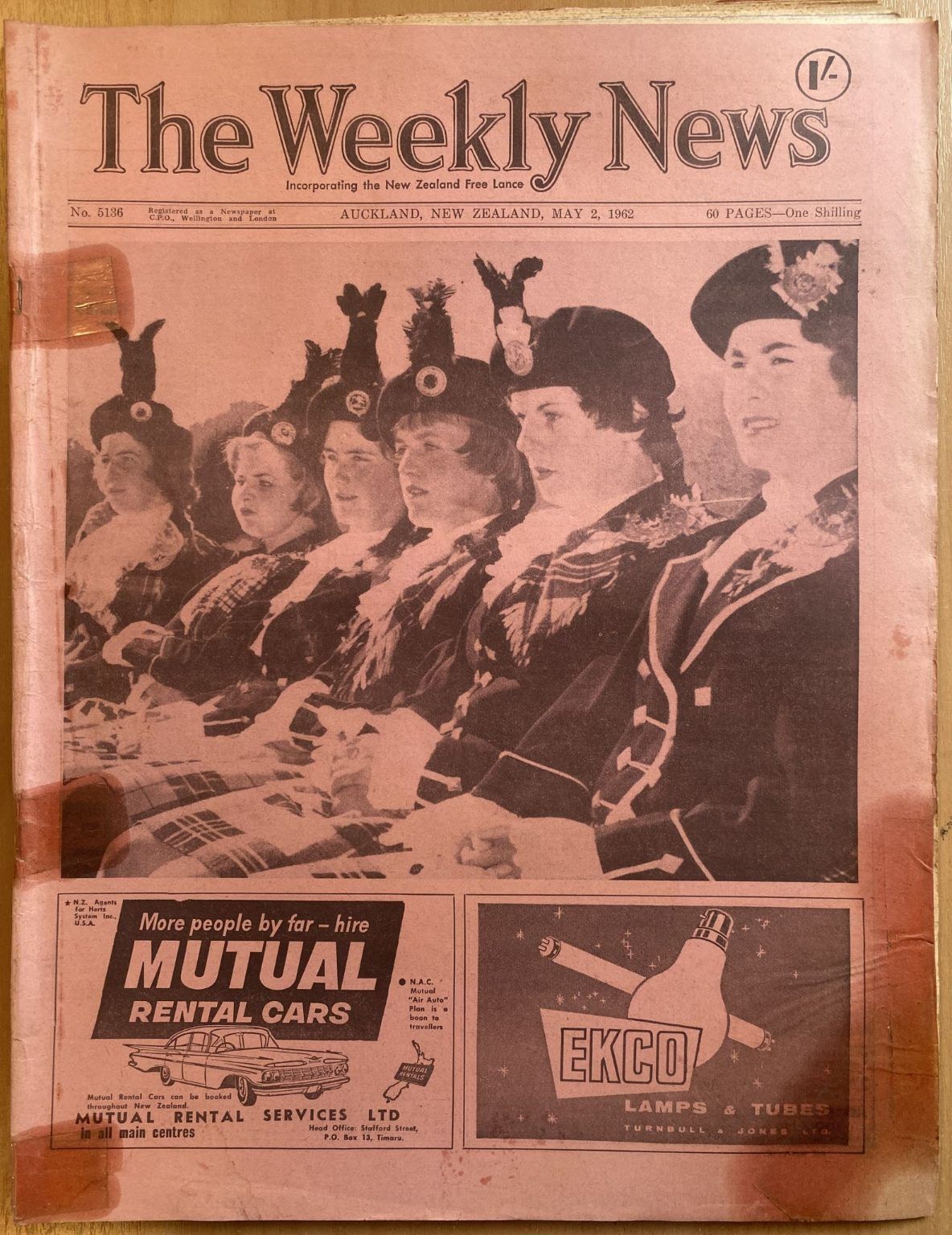OLD NEWSPAPER: The Weekly News, No. 5136, 2 May 1962