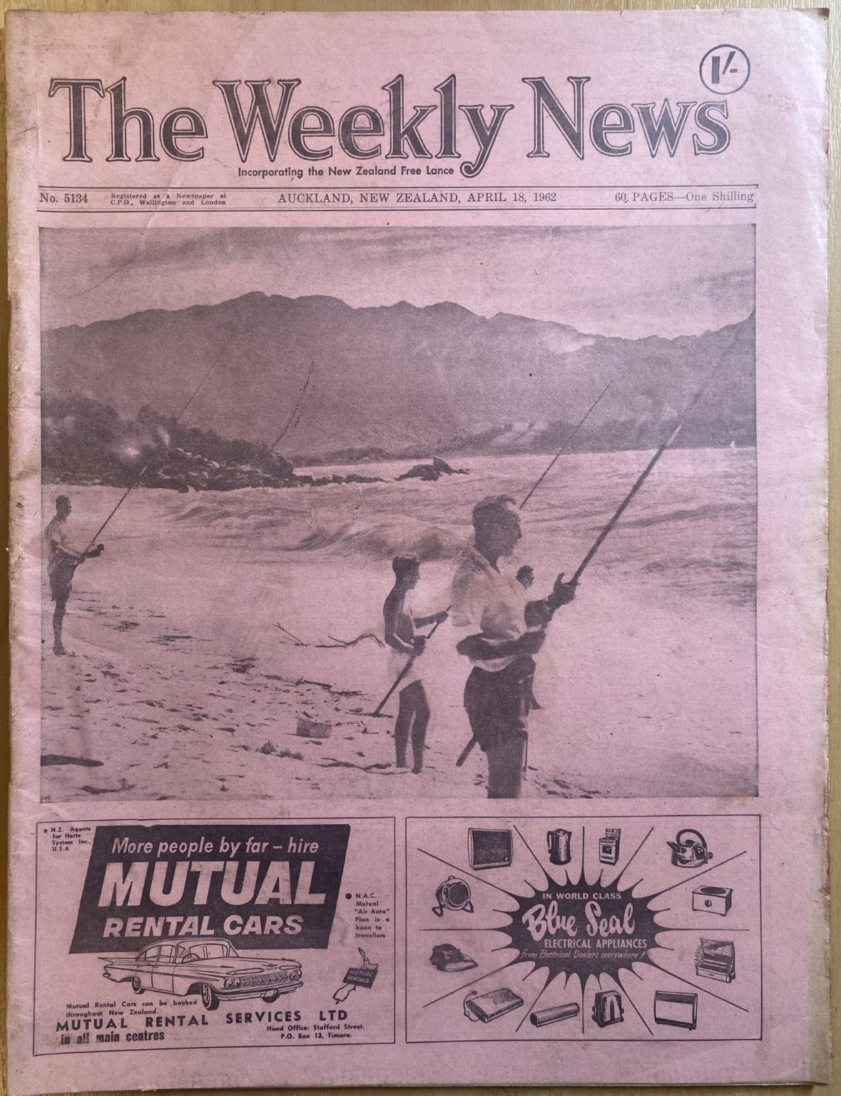OLD NEWSPAPER: The Weekly News, No. 5134, 18 April 1962