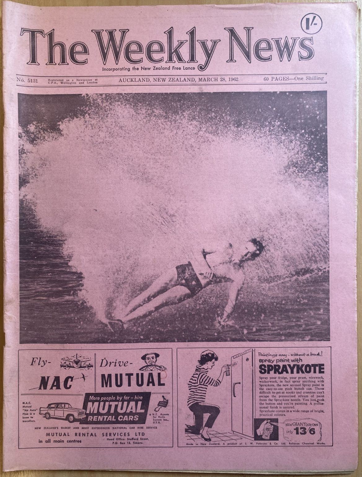 OLD NEWSPAPER: The Weekly News, No. 5131, 28 March 1962