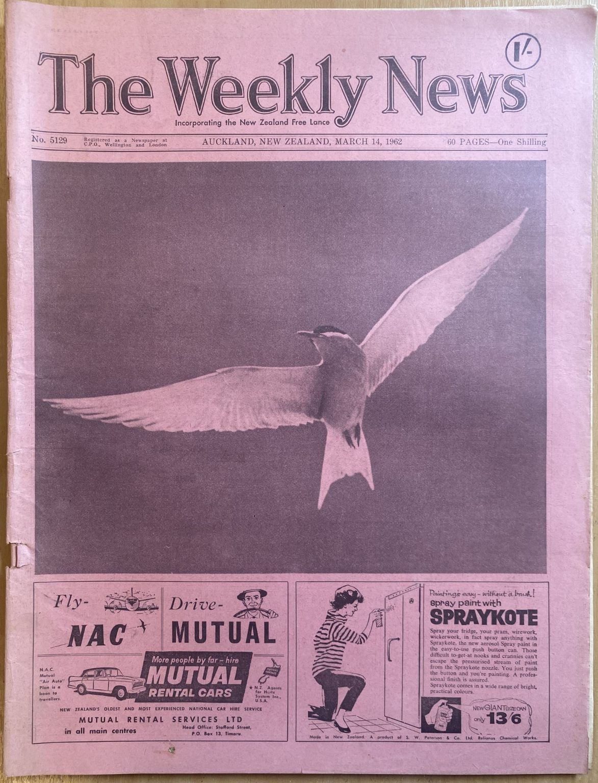 OLD NEWSPAPER: The Weekly News, No. 5129, 14 March 1962