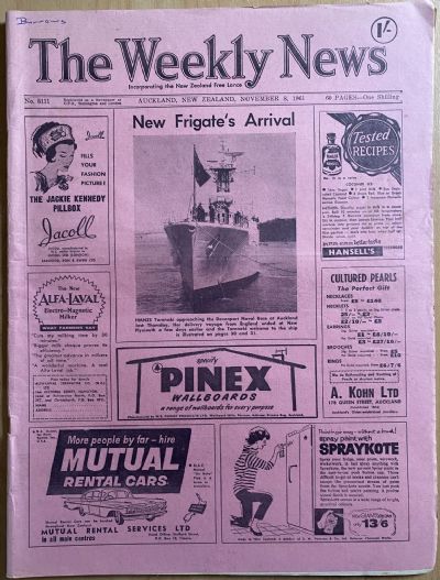 OLD NEWSPAPER: The Weekly News, No. 5111, 8 November 1961
