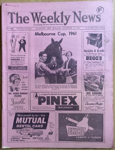 OLD NEWSPAPER: The Weekly News, No. 5112, 15 November 1961