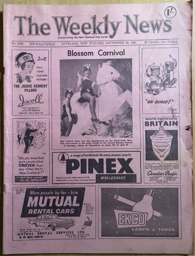 OLD NEWSPAPER: The Weekly News, No. 5104, 20 September 1961