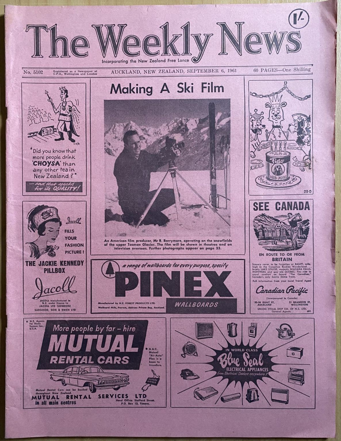 OLD NEWSPAPER: The Weekly News, No. 5102, 6 September 1961
