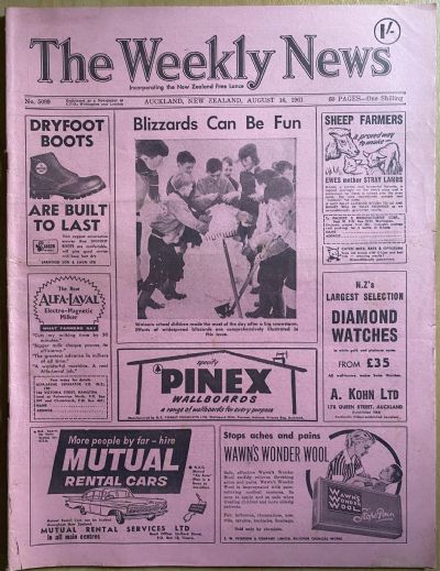 OLD NEWSPAPER: The Weekly News, No. 5099, 16 August 1961