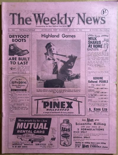 OLD NEWSPAPER: The Weekly News, No. 5081, 12 April 1961