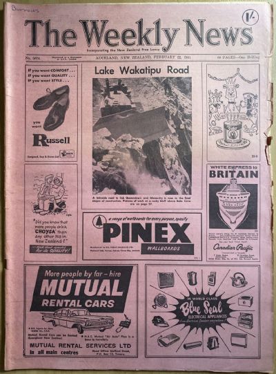 OLD NEWSPAPER: The Weekly News, No. 5074, 22 February 1961