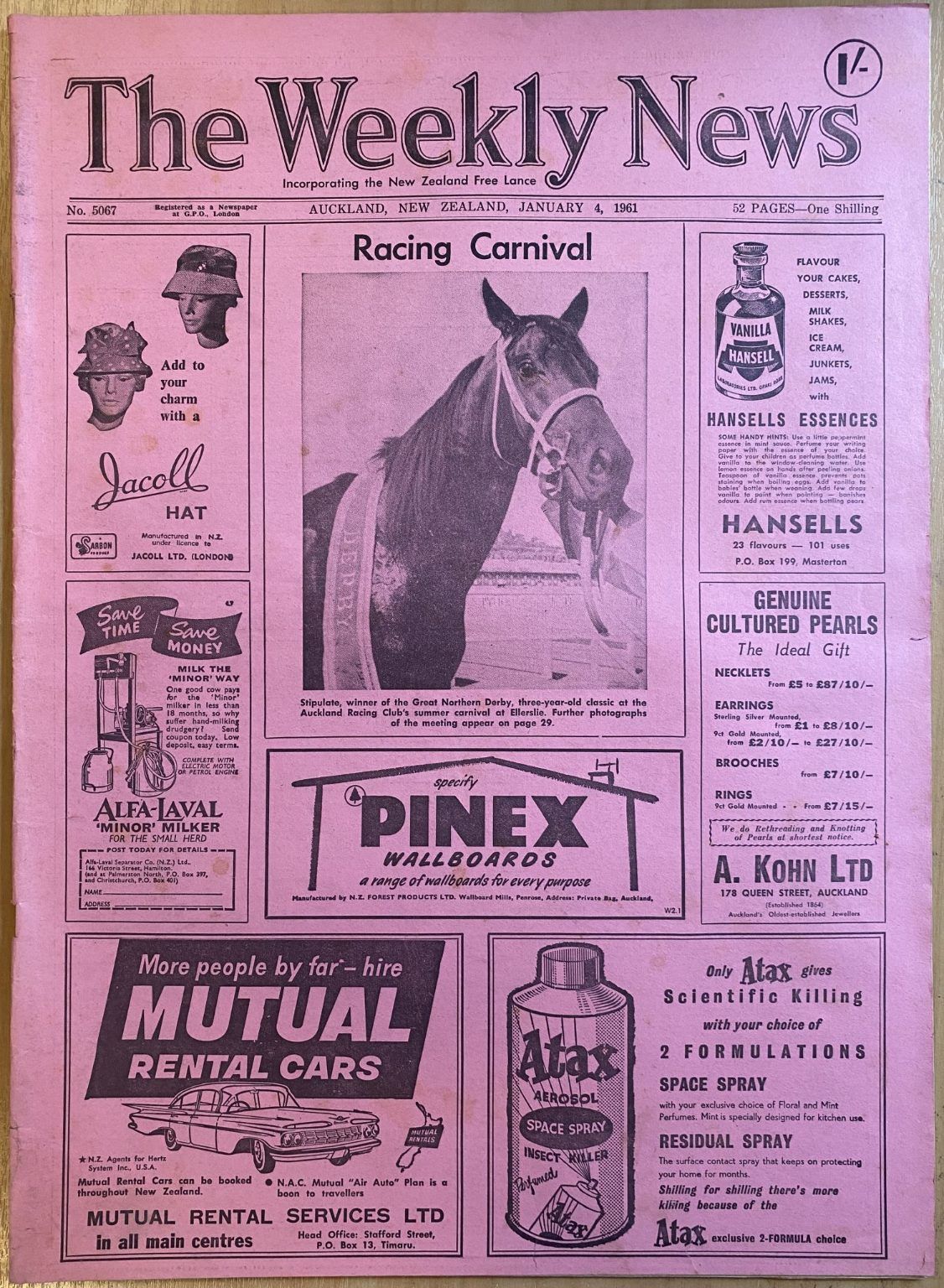 OLD NEWSPAPER: The Weekly News, No. 5067, 4 January 1961