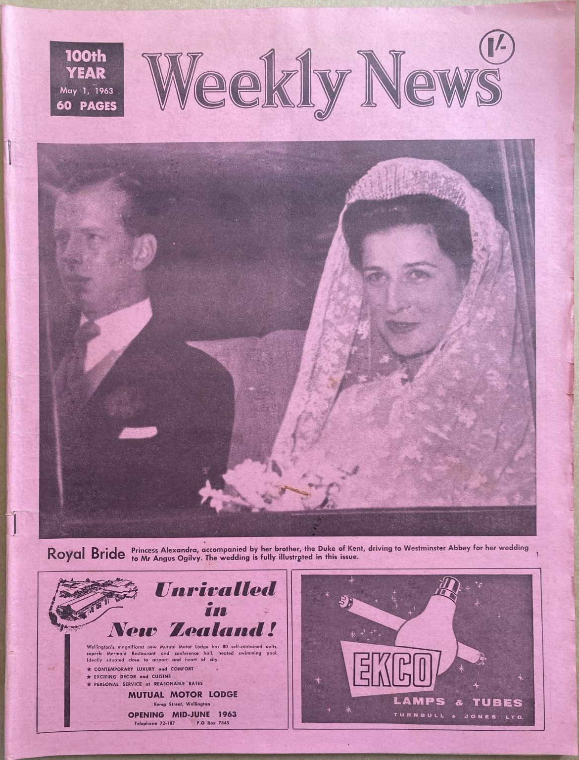 OLD NEWSPAPER: The Weekly News, No. 5188, 1 May 1963