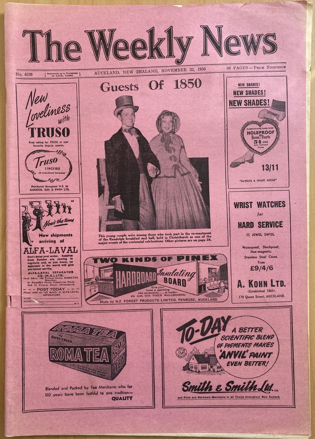 OLD NEWSPAPER: The Weekly News, No. 4539, 22 November 1950