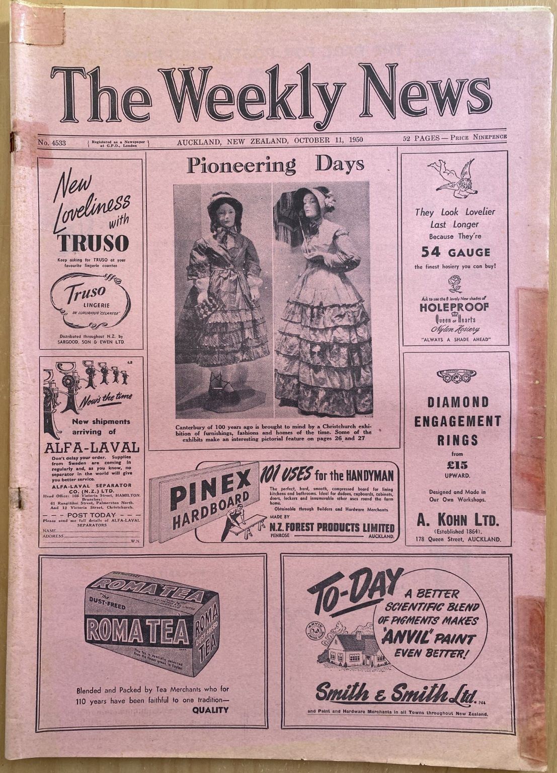 OLD NEWSPAPER: The Weekly News, No. 4533, 11 October 1950