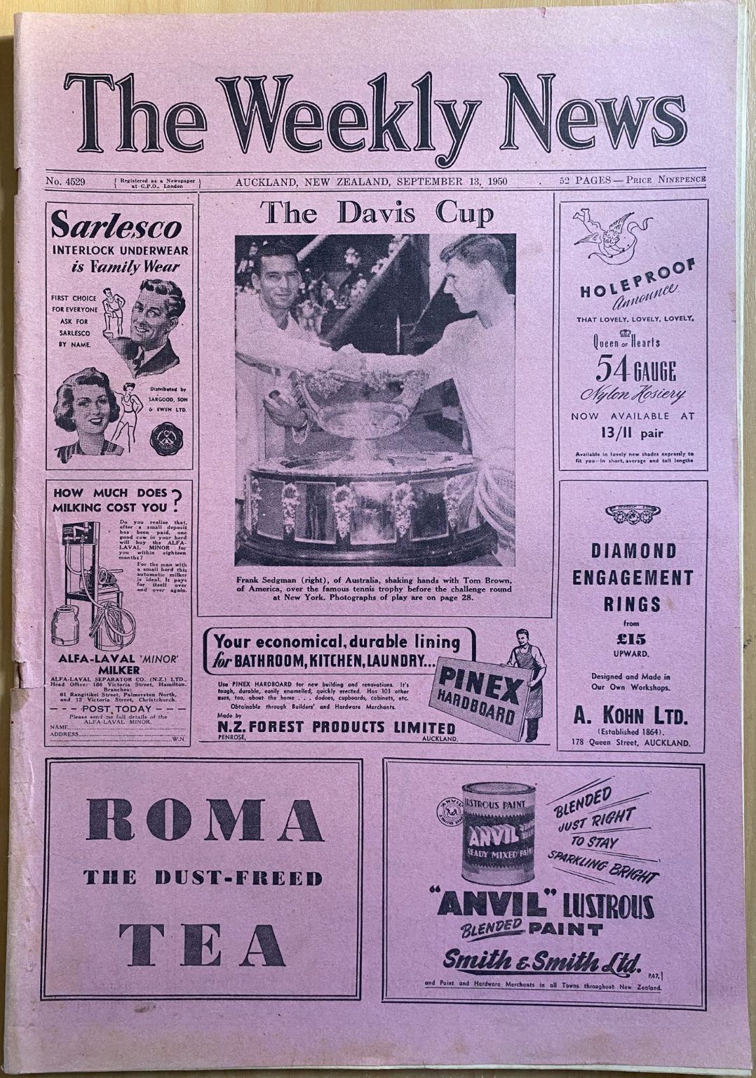 OLD NEWSPAPER: The Weekly News, No. 4529, 13 September 1950