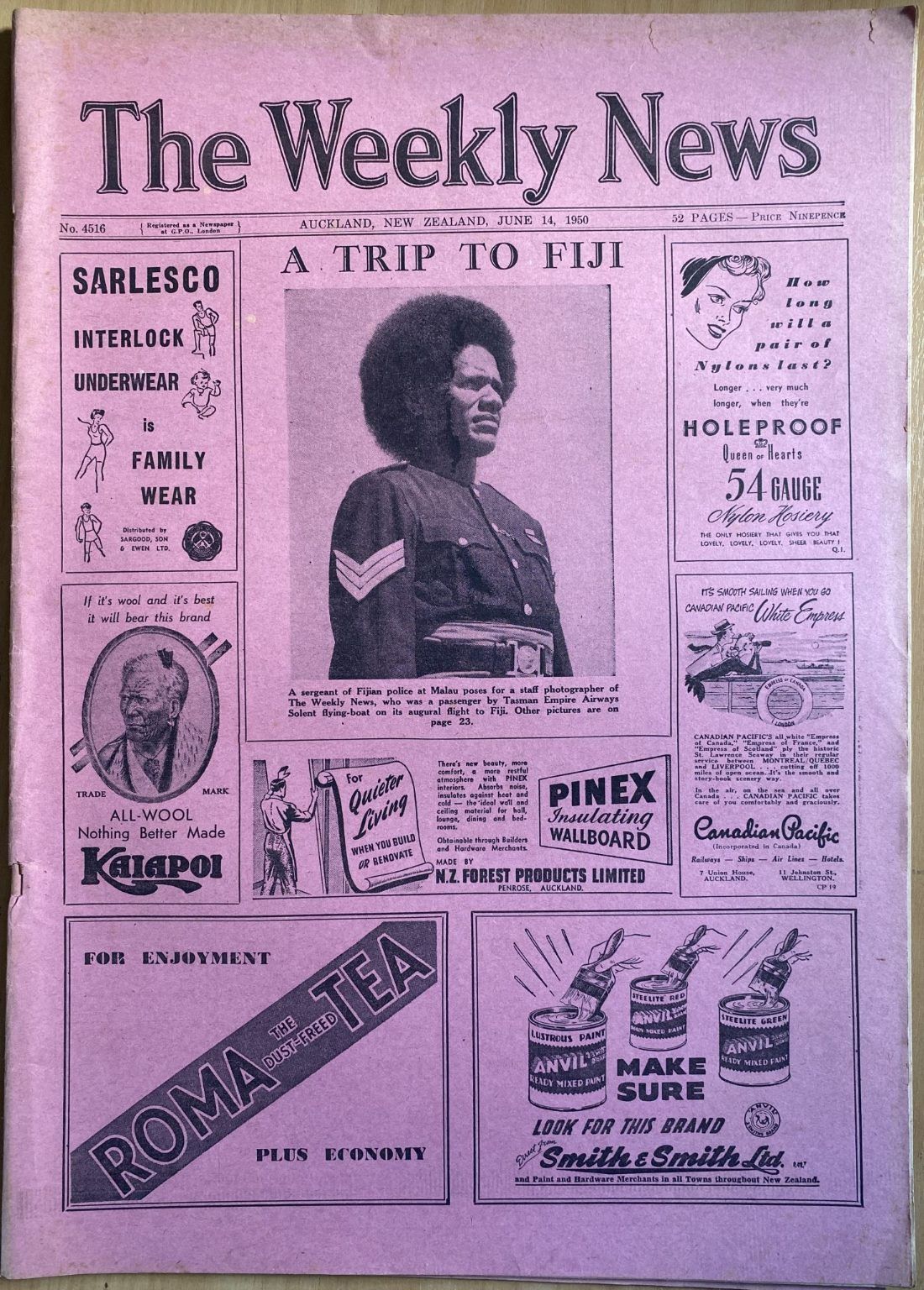 OLD NEWSPAPER: The Weekly News, No. 4516, 14 June 1950