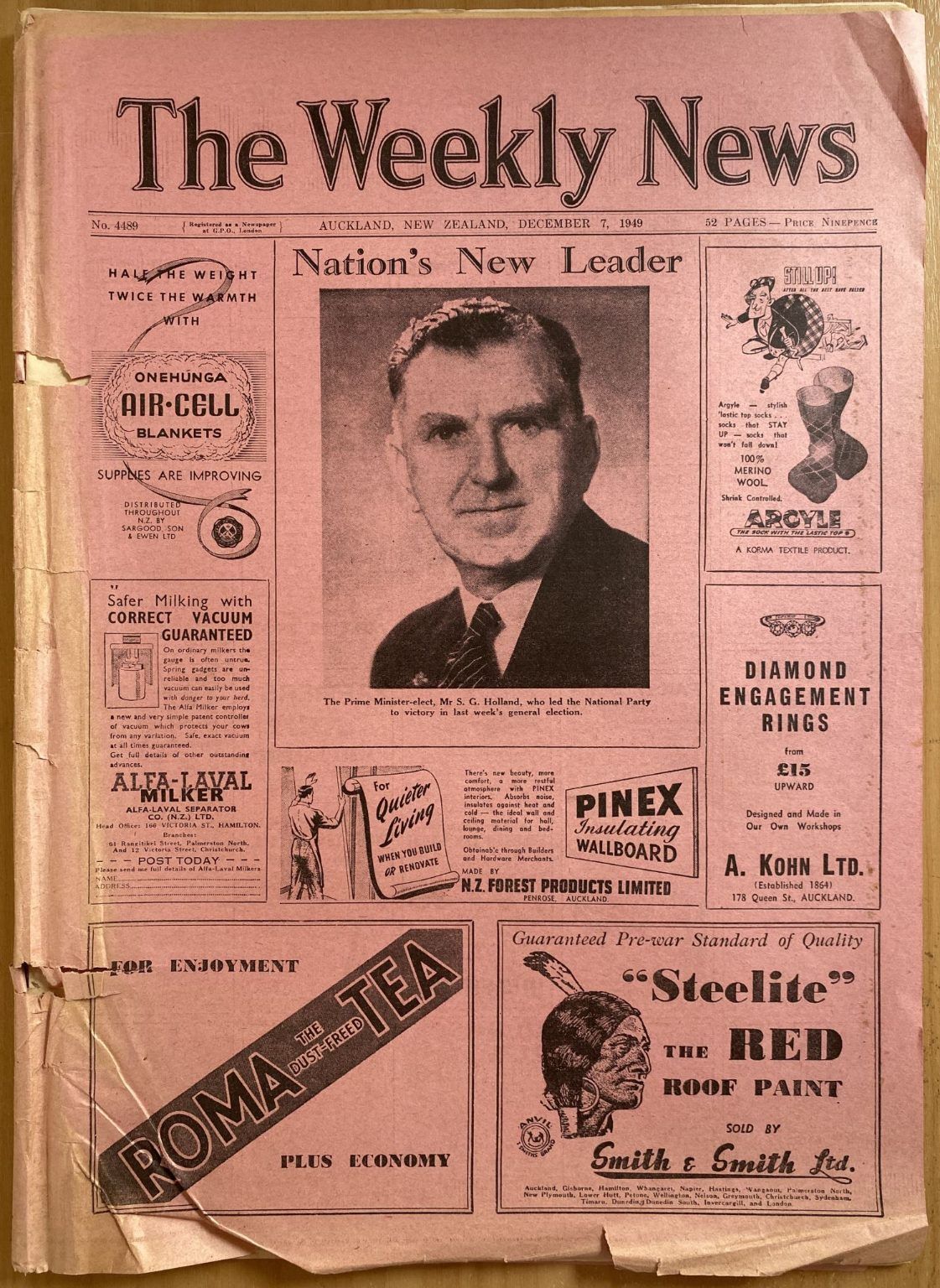OLD NEWSPAPER: The Weekly News, No. 4489, 7 December 1949