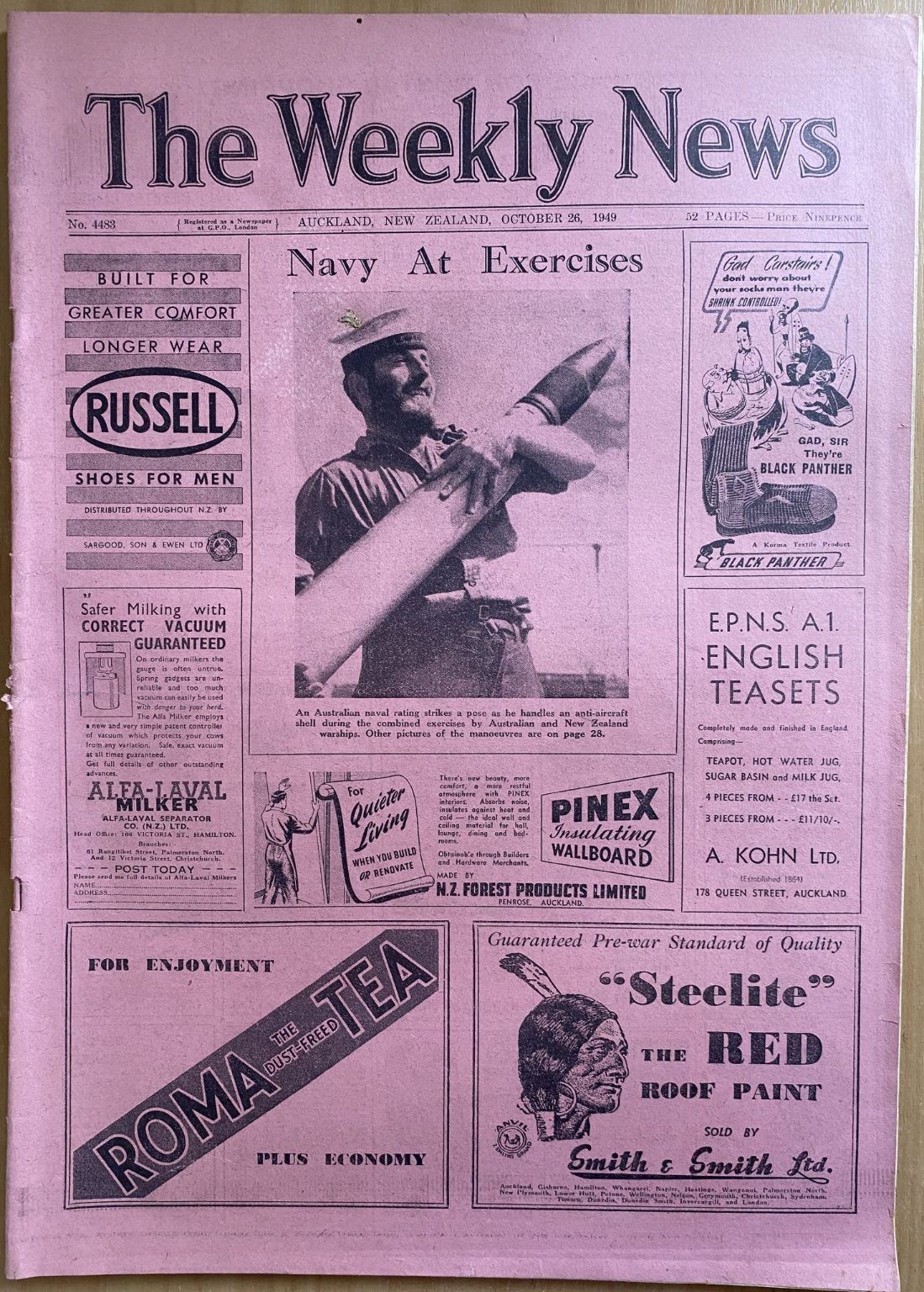 OLD NEWSPAPER: The Weekly News, No. 4483, 26 October 1949