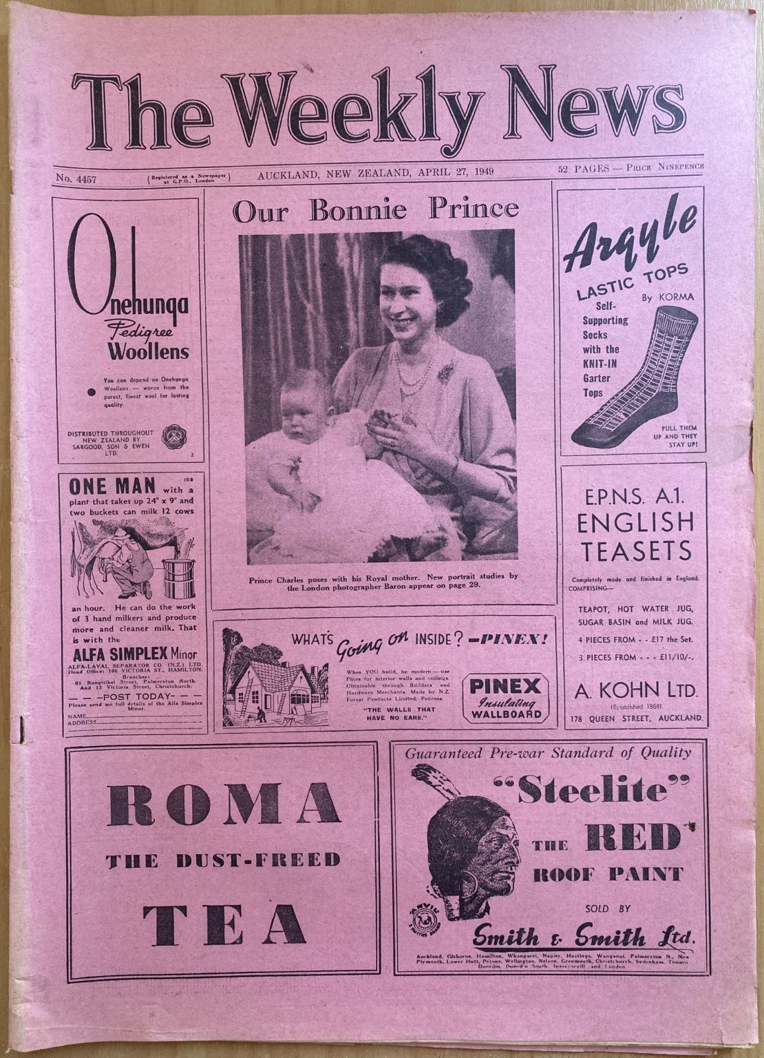 OLD NEWSPAPER: The Weekly News, No. 4457, 27 April 1949