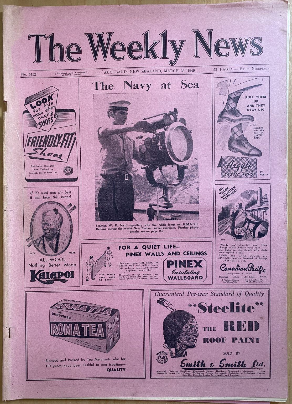 OLD NEWSPAPER: The Weekly News, No. 4452, 23 March 1949