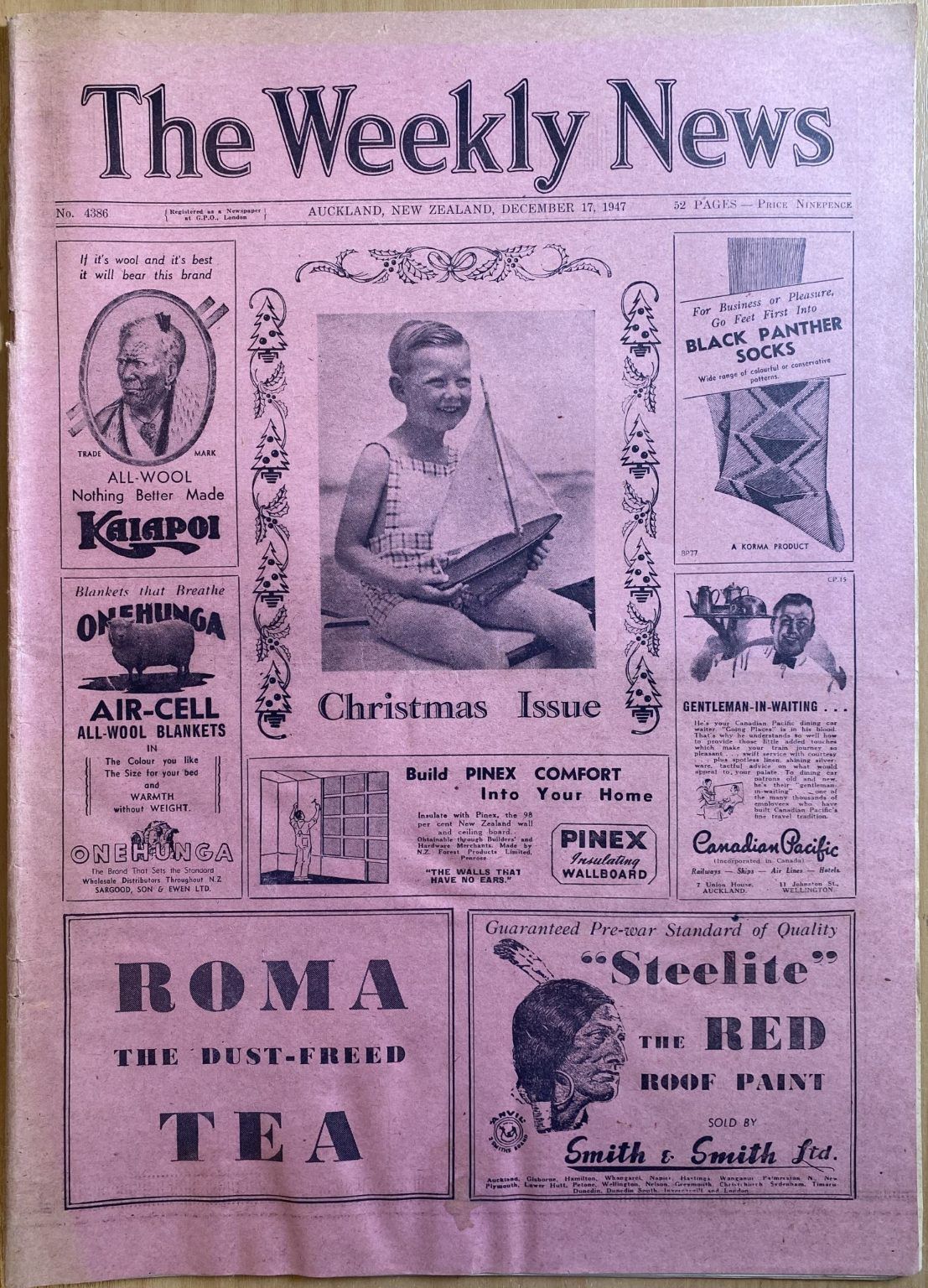 OLD NEWSPAPER: The Weekly News, No. 4386, 17 December 1947