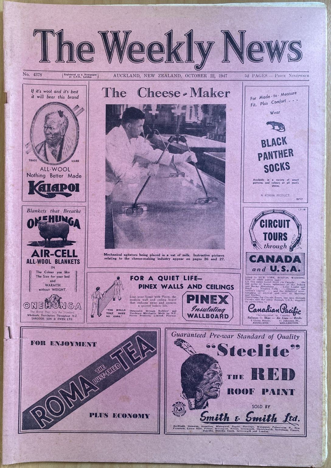 OLD NEWSPAPER: The Weekly News, No. 4378, 22 October 1947