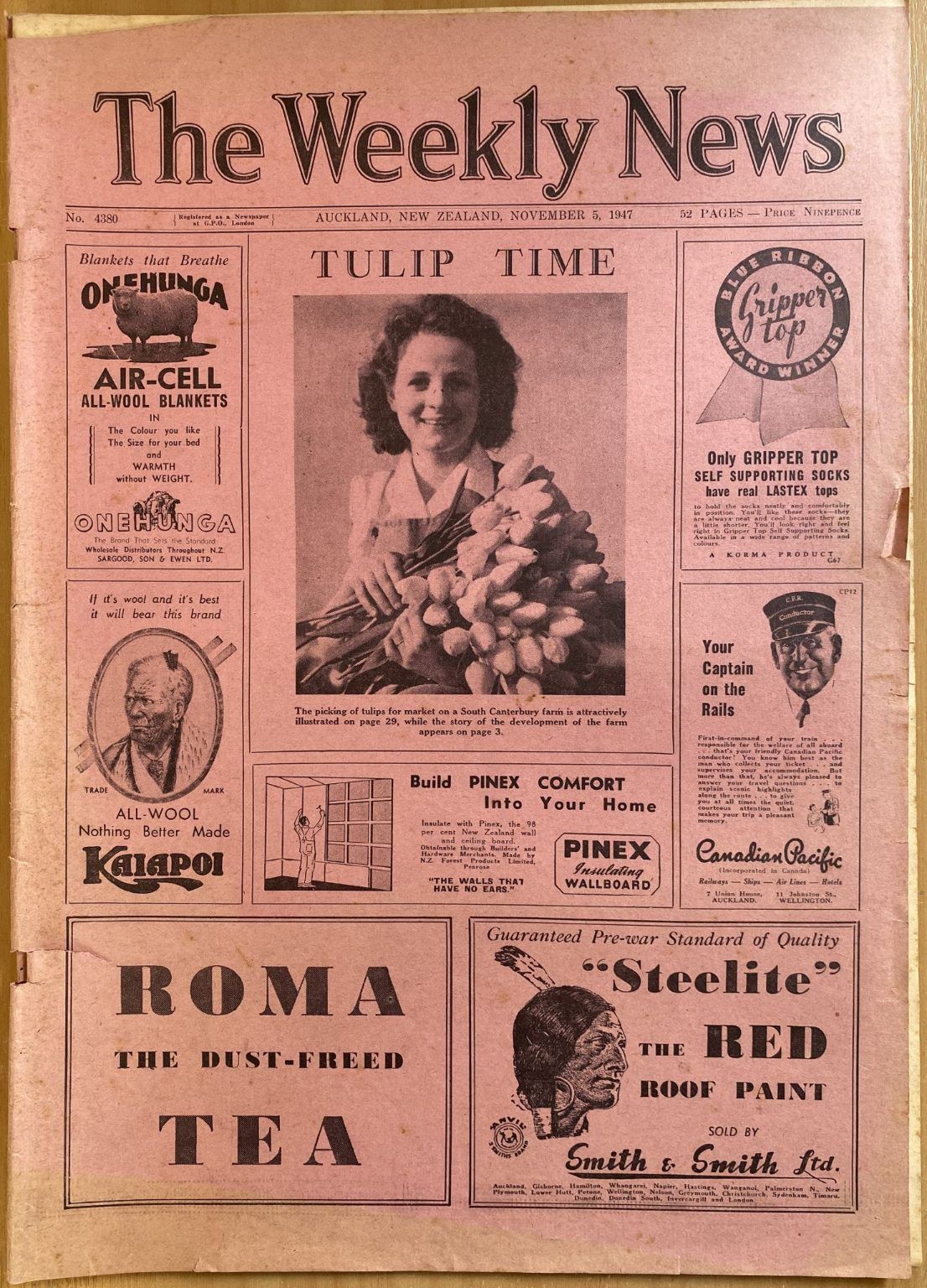OLD NEWSPAPER: The Weekly News, No. 4380, 5 November 1947