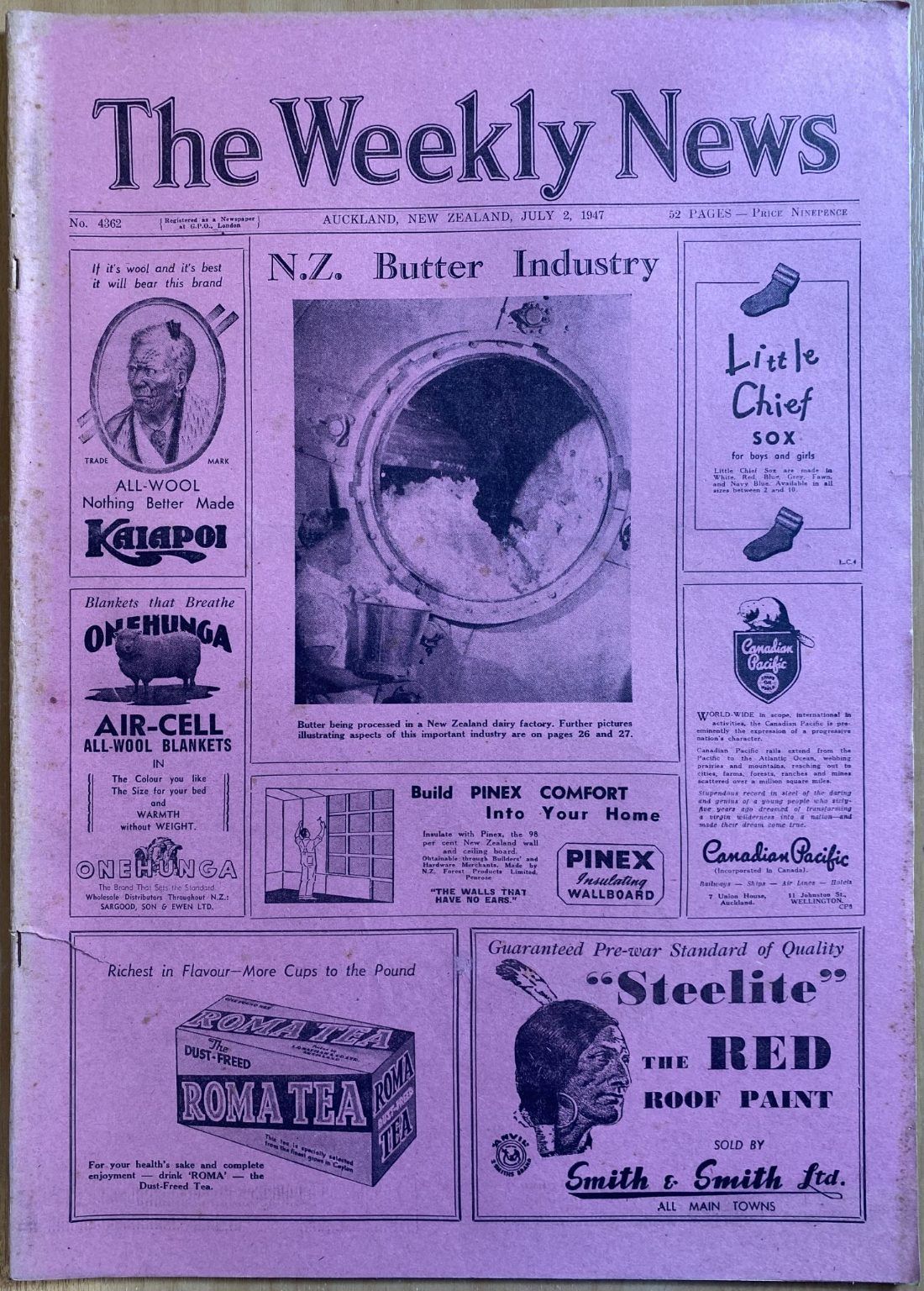 OLD NEWSPAPER: The Weekly News, No. 4362, 2 July 1947