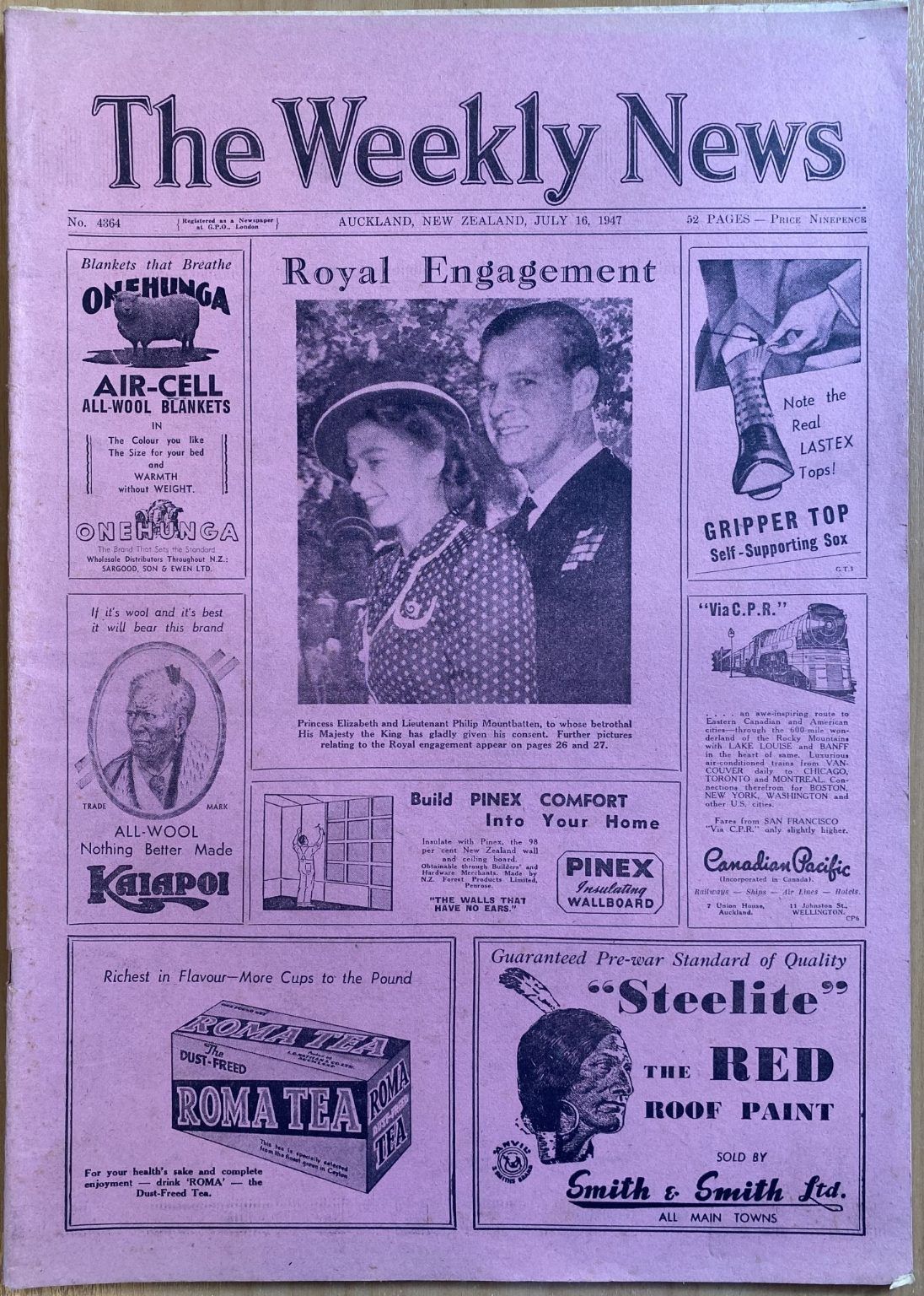 OLD NEWSPAPER: The Weekly News, No. 4364, 16 July 1947