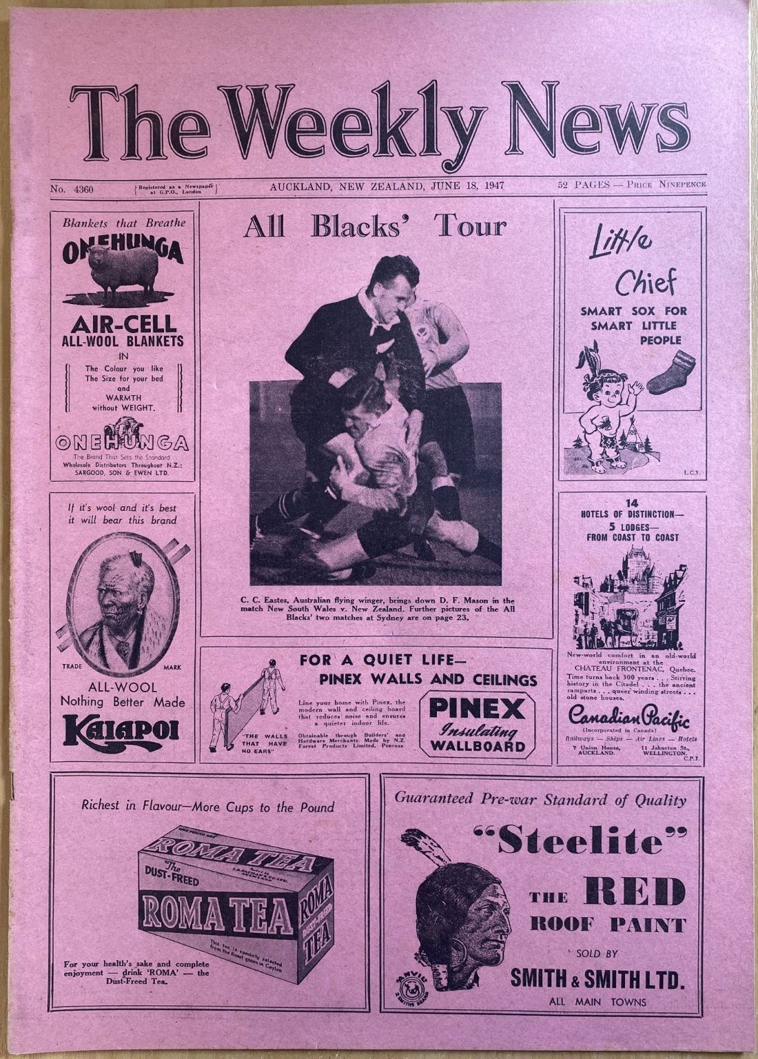 OLD NEWSPAPER: The Weekly News, No. 4360, 18 June 1947