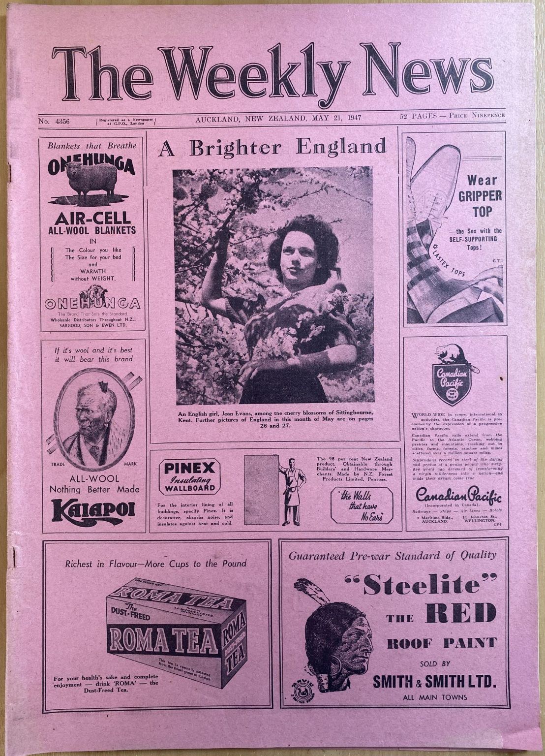 OLD NEWSPAPER: The Weekly News, No. 4356, 21 May 1947