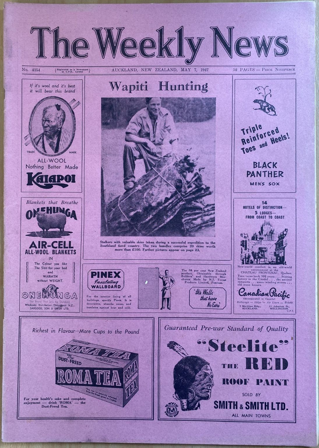 OLD NEWSPAPER: The Weekly News, No. 4354, 7 May 1947